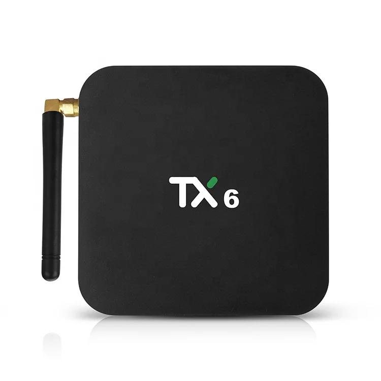 
Factory price H6 Quad Core Android 9.0 Tanix TX6 4GB 32GB Internet Allwinner H6 RTL8822 Android TV Box 