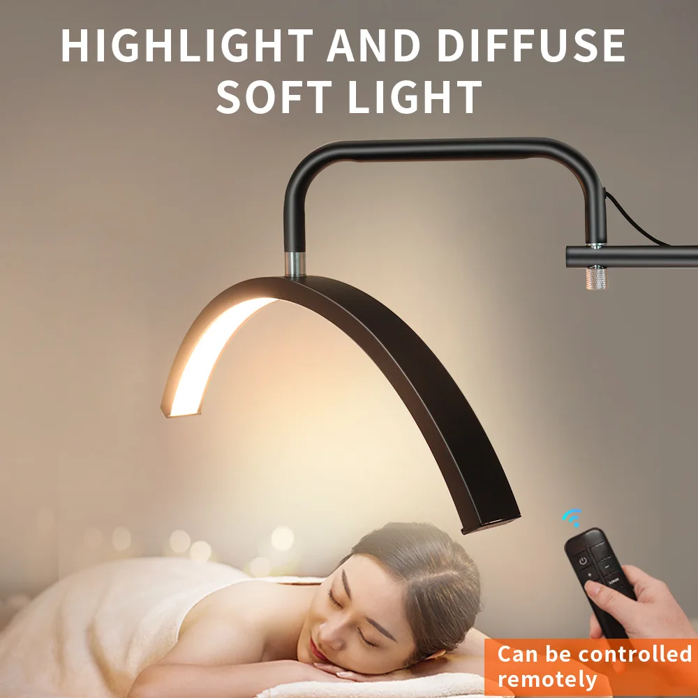 LED Moon Light Ring Professional Eyelash Extension Light Led Beauty Floor Lamp for Skincare Lashes Eyebrows