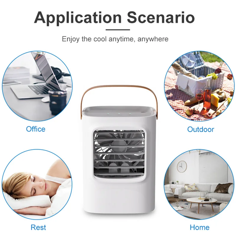 
usb small rechargeable china manufacturing water humidifier personal portable mini air conditioner fan air coolers 
