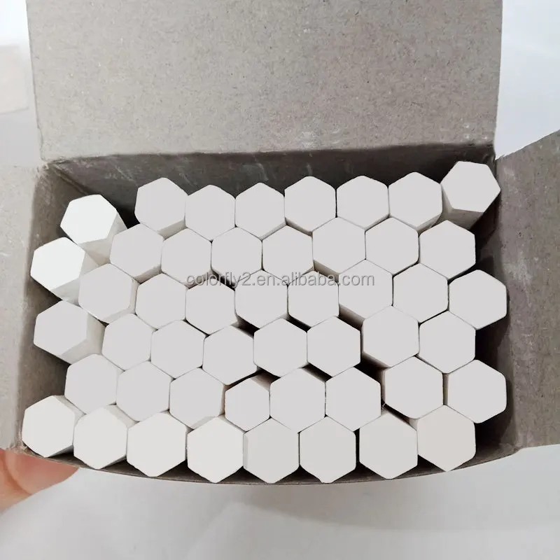 12/24/36/48/100 sticks packing bright color and white dustless school jumbo sidewalk chalk for kids