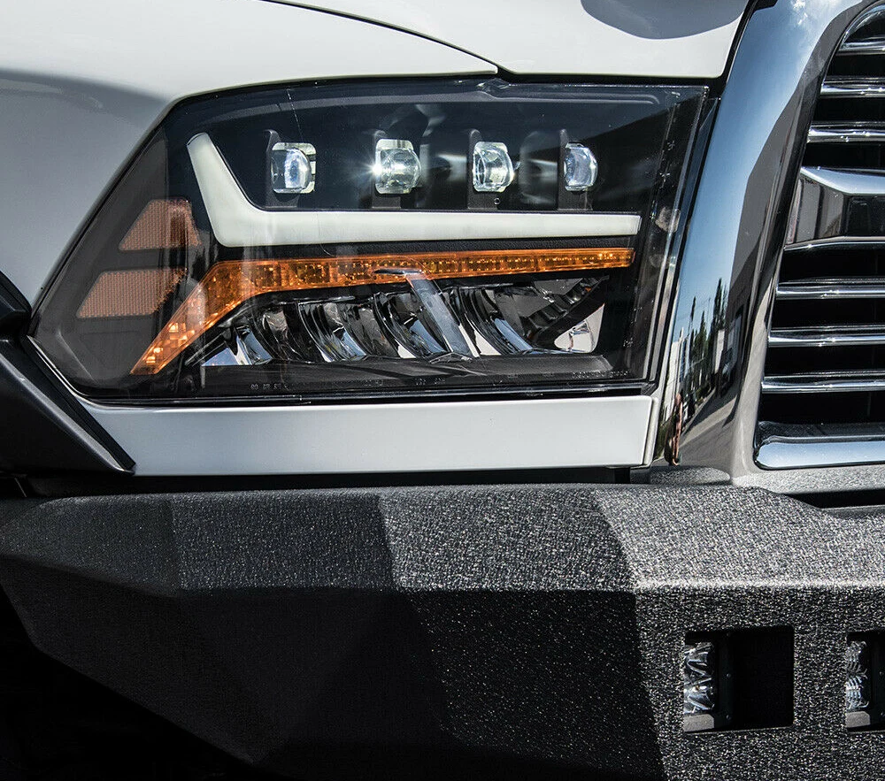 Автоматическая лампа для 2009-2018 Dodge Ram полный светодиодный последовательный проектор