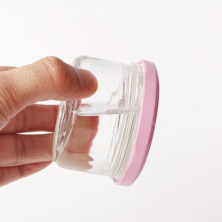 80ml 100ml 150ml small glass jar for jam, ketchup bottle and caviar glass jar