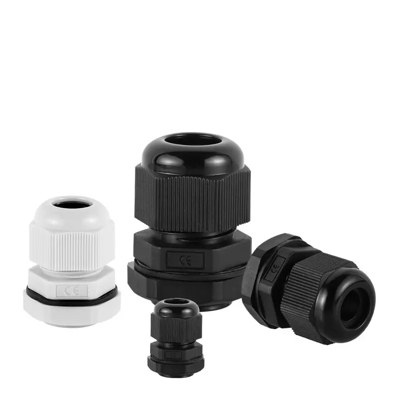 waterproof nylon  NPT PG M Plastic cabl grand IP68 Armoured Cable Grand