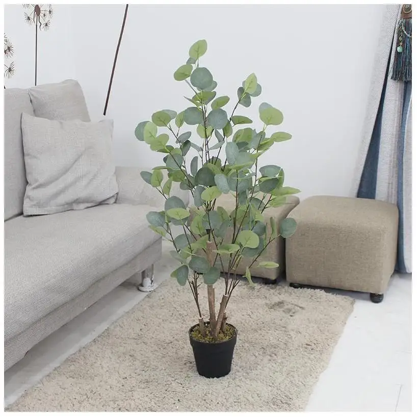 Artificial Fake Tree Plants Coconut Bamboo Banyan Decor With Led Lights Ficus Christmas Cherry Blossom Artificial Plant Supplier