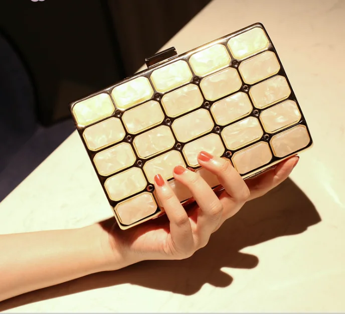 Женская пластиковая Сумочка клатч для девушек кошелек на цепочке мини сумка через плечо