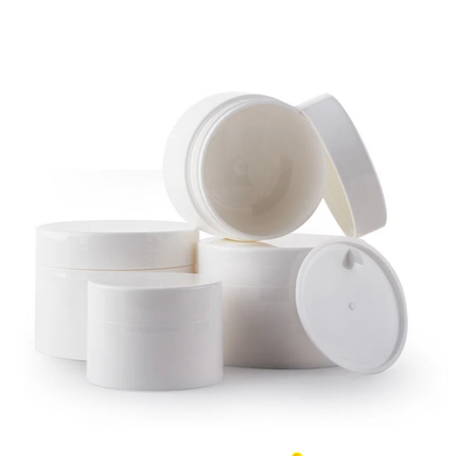 double layer scrub plastic jar 3g 5g 10g 15g 30g 50g 80g 100g 120g 150ml/g mason jar dual moisturizer cosmetic PP jars container