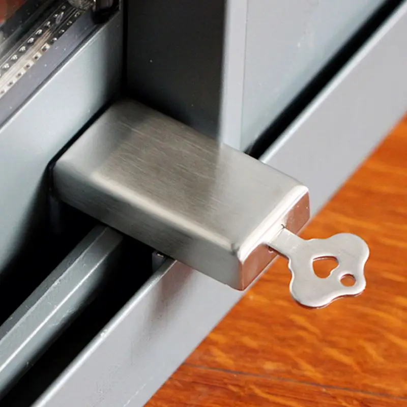 Sliding latch Stopper Cabinet Locks Straps Doors Security Anti-theft lock Window Sliding Door Baby Kids Child Safety Doors Lock