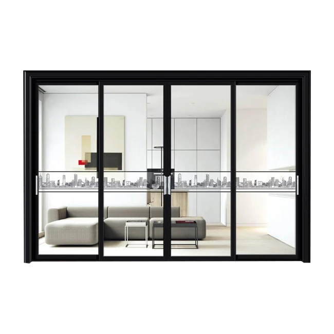Turkey Wholesale  Electrocoating 6063 T5 aluminum alloy sliding door for Sunlight Room