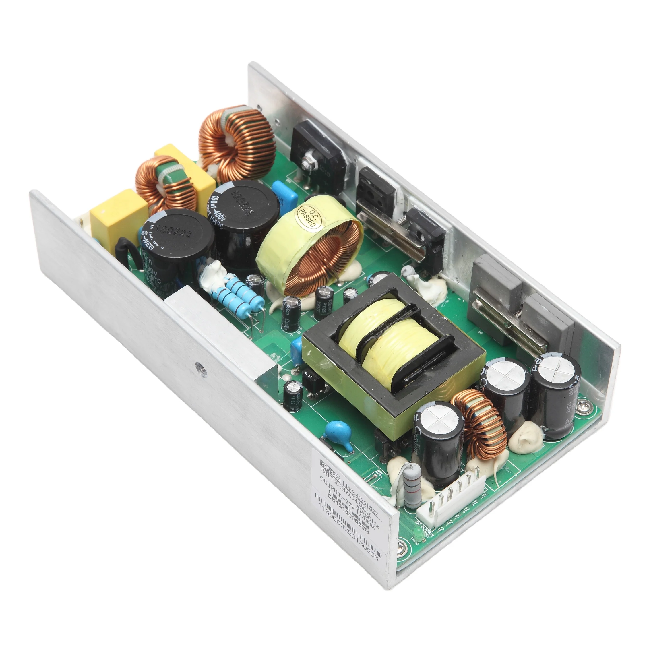 High power/density Open Frame switching power supply board 350W 24V 27V 48V 52V active PFC ZVS technology smps circuit module