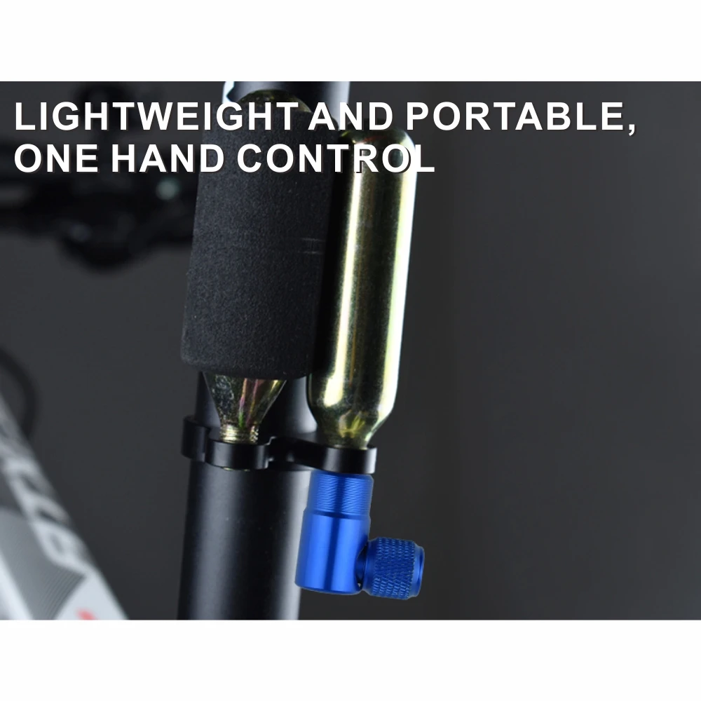 Customized Cycling Accessories Mountain Bicycle Tyre Air Pump CO2 Bike Inflator