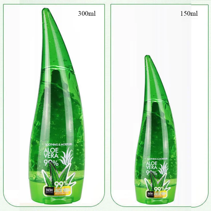 Free Sample Korean Organic Cream Face Skin Care Lightening Pure 99% Soothing Alo Aloe Vera Gel