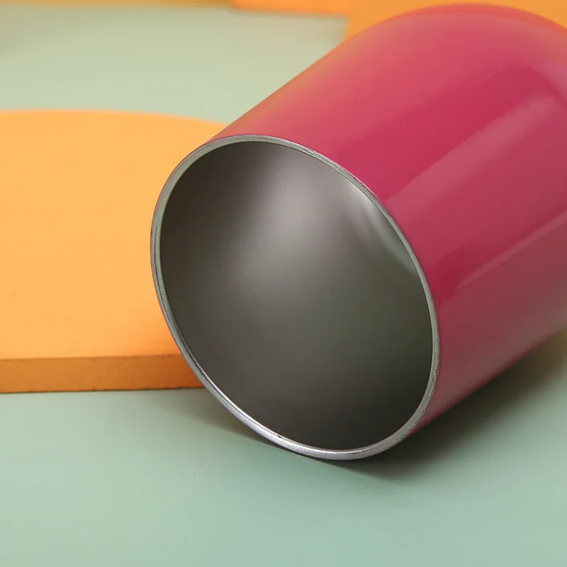 12OZ Wine seal Cover Custom Logo Mug Vacuum Insulated Thermos Egg Shape Coffee Tumbler Wine Beer With Lid