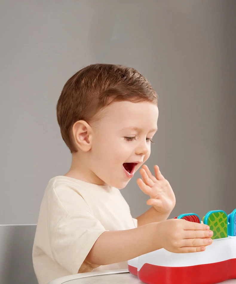 Hot Baby Montessori Toy Cartoon Animal Game Push And Pop Up Game Animal Pop Game Bouncing Box Infant Toys Pop-Up Baby Toy