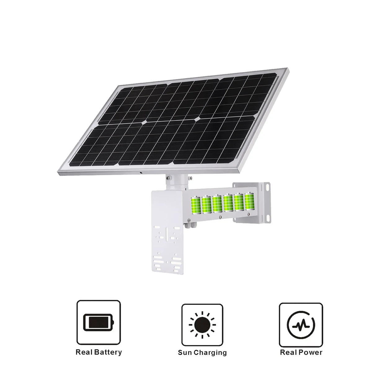 40W DC12v 20ah 222WH Monocrystalline Solar Panels Energy System All In One Solar Power Kit Storage System For Cctv Camera