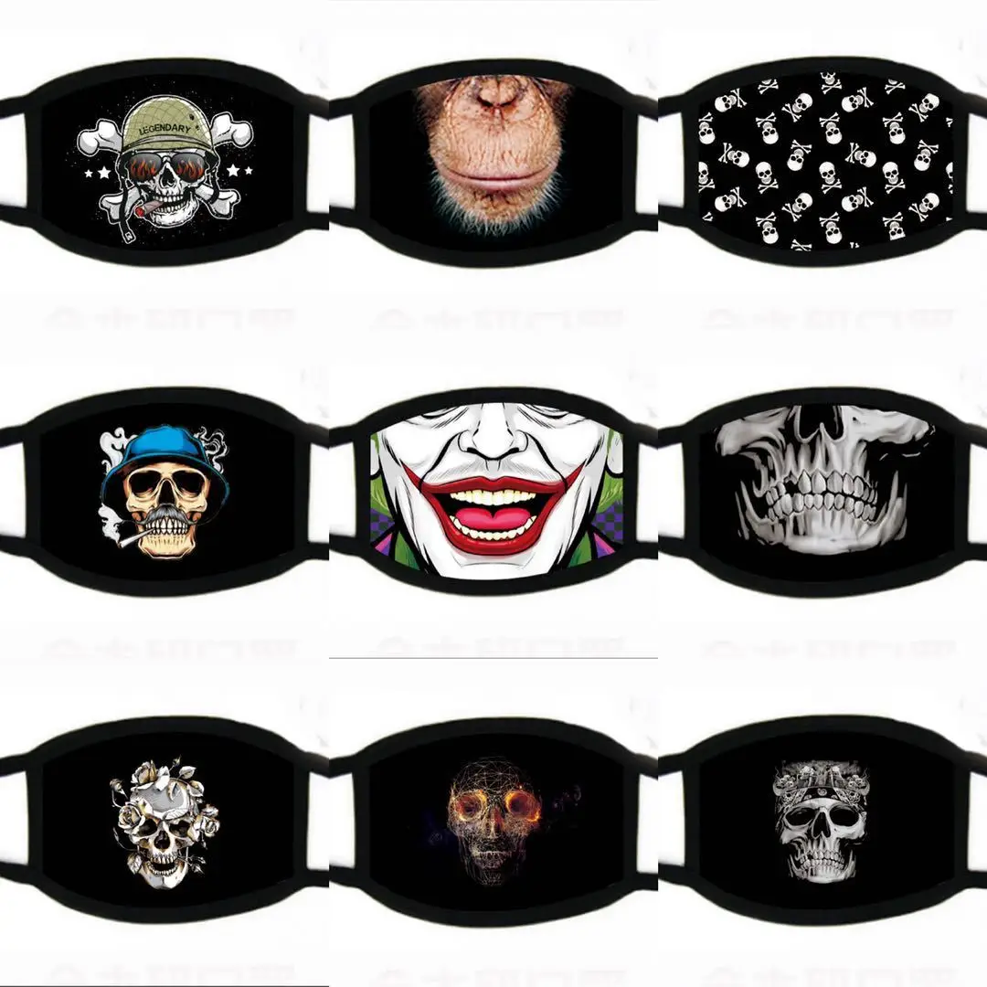 OEM Face Custom Logo Print High Quality Fashion Cotton Dust Mouth Kids Adult Men Designs Made Luxury Vendor White Custom Maskes