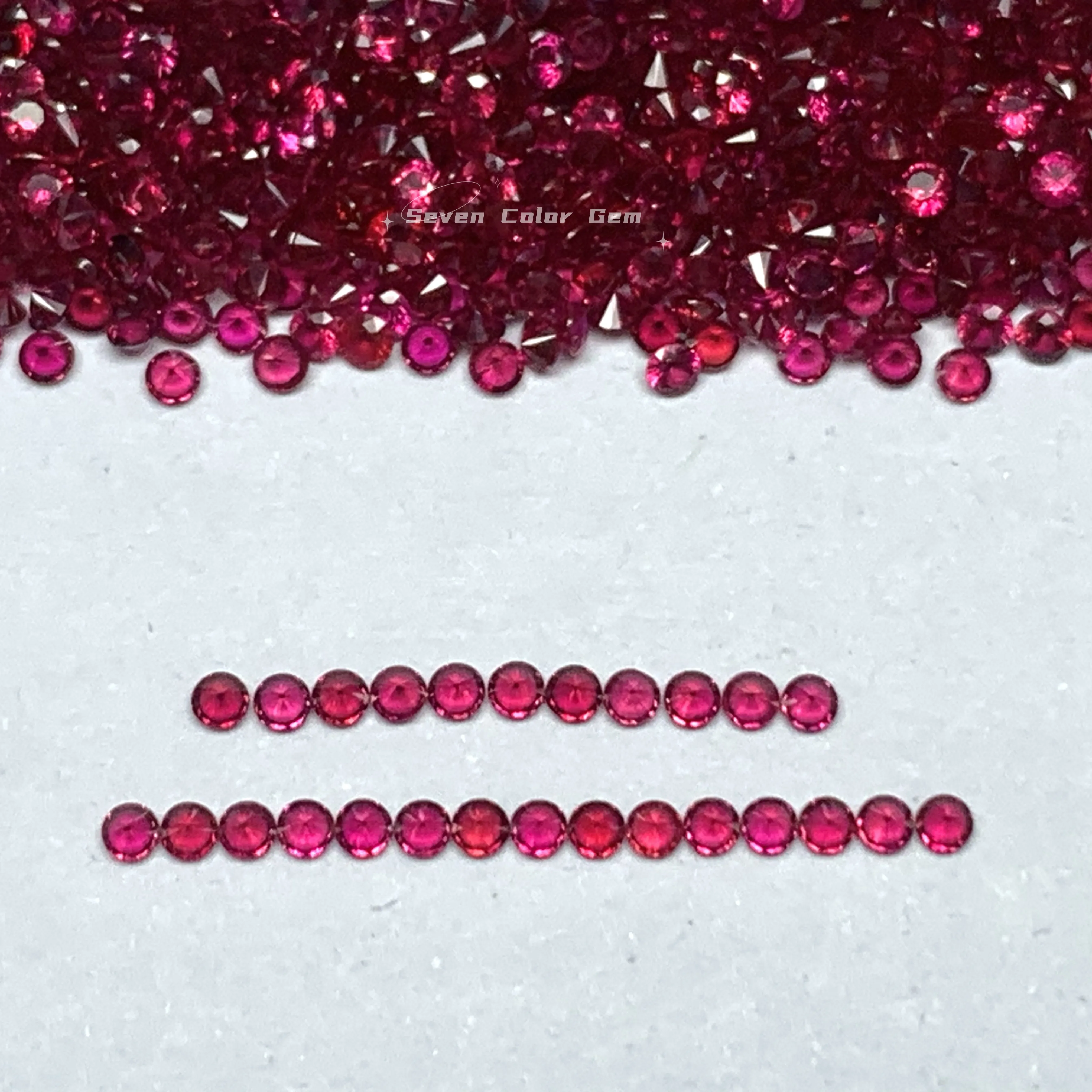 1mm Natural ruby gemstone pigeon blood ruby rose precious stone melee brilliant rough ruby natural loose gems