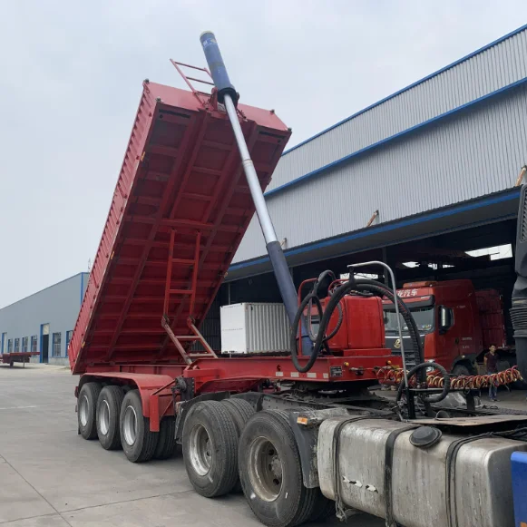 Factory price Accept Designed 2 or 3 Axles Tipper Cargo Truck Trailer container Transport 50-80 tons dump truck