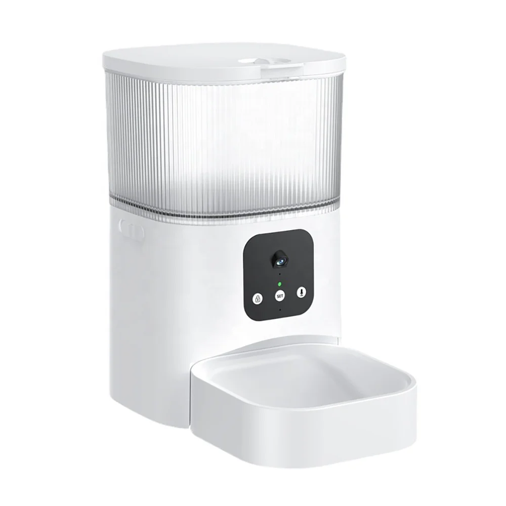 YHpet Factory Cheap Automatic Video Dispenser Camera Dog Pet Feeder with Timer