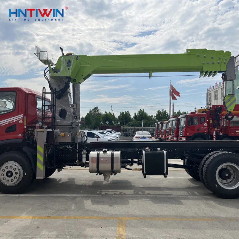 HNTIWIN FACTORY China 5 6.3 8 ton truck crane manipulator telescopic arm mounted on truck