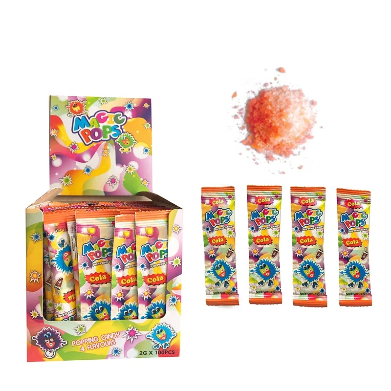 Magic pop candy mix fruity flavor popping candy