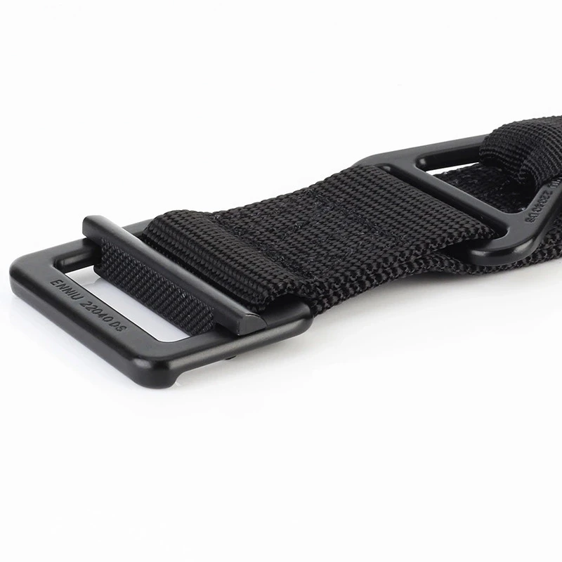 Wholesale Canvas Outdoor Tactical Belt Heavy Duty  Waist Web Strap Waistband Buckle
