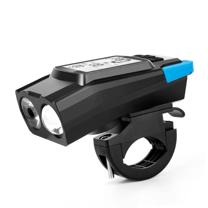 Waterproof Head Light Bicycle Lamp 120 Db Loud Horn Alarm Bell Warning Rechargeable Led Bike Front Light bike signal light