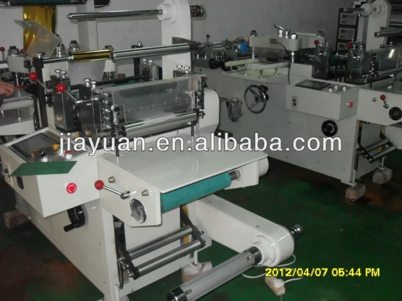 Сертифицированный CE штамповочный станок с устройством горячего тиснения фольгой