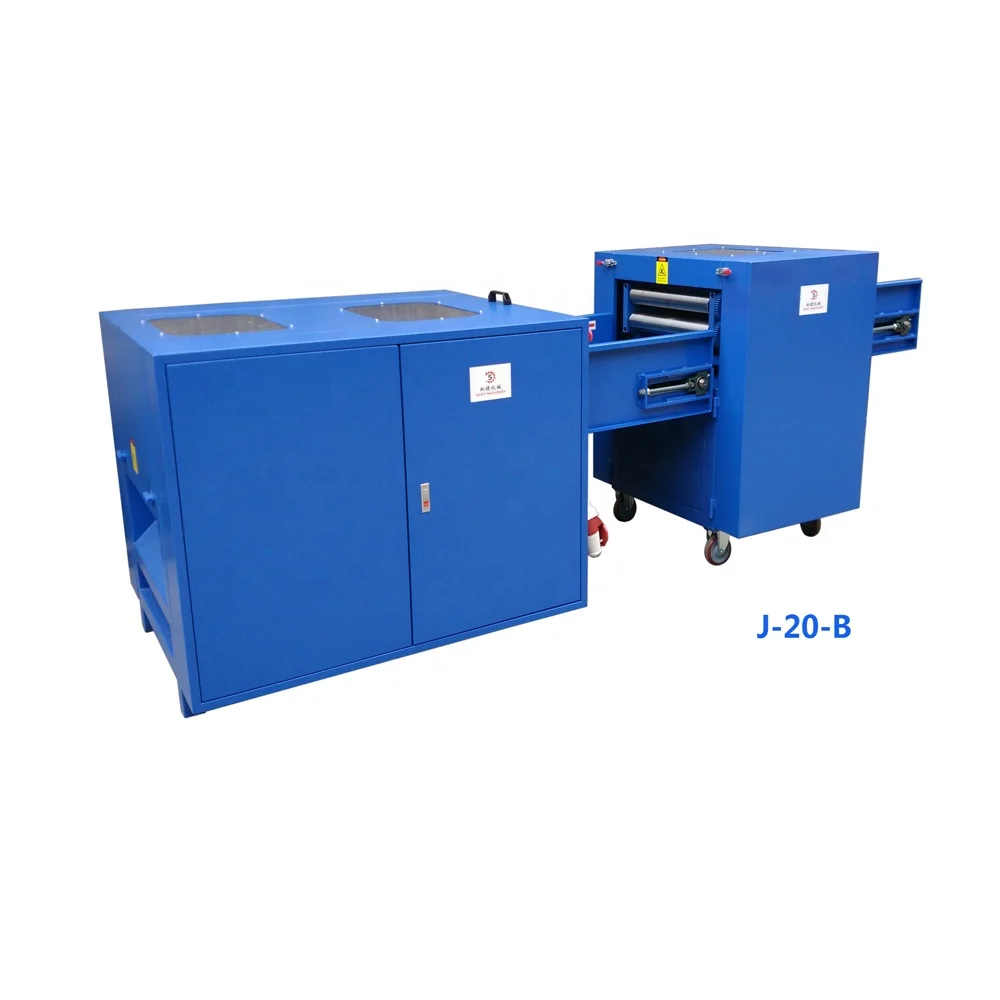 Latex waste crusher is used to cut latex into particles for recycling polyurethane foam pillow filling waste