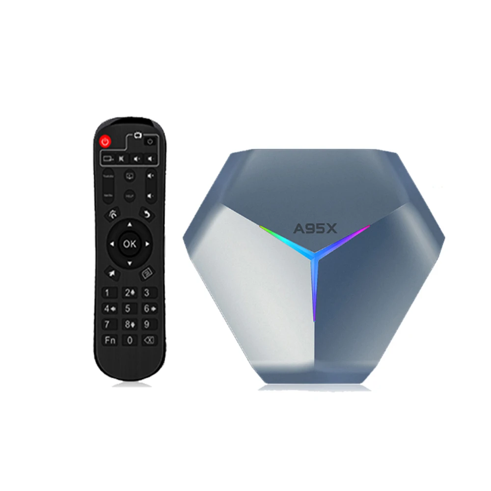 A95X F4 Android 11 Smart TV BOX Amlogic S905X4 8K Ultra HD RGB Light Set Top Box 4GB RAM 32GB 64GB 2.4G/5G Dual Wifi BT