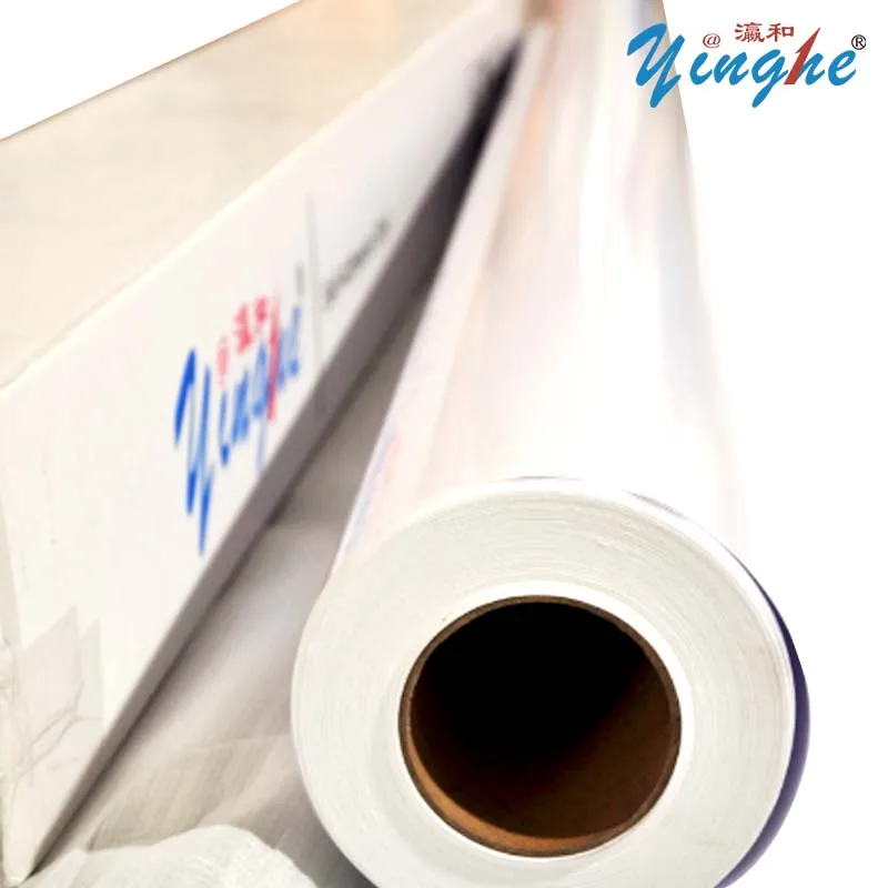Yinghe 120G 1.07/1.27/1.52*50m SAV material self adhesive PVC Vinyl Sticker printing car/bus body sticker