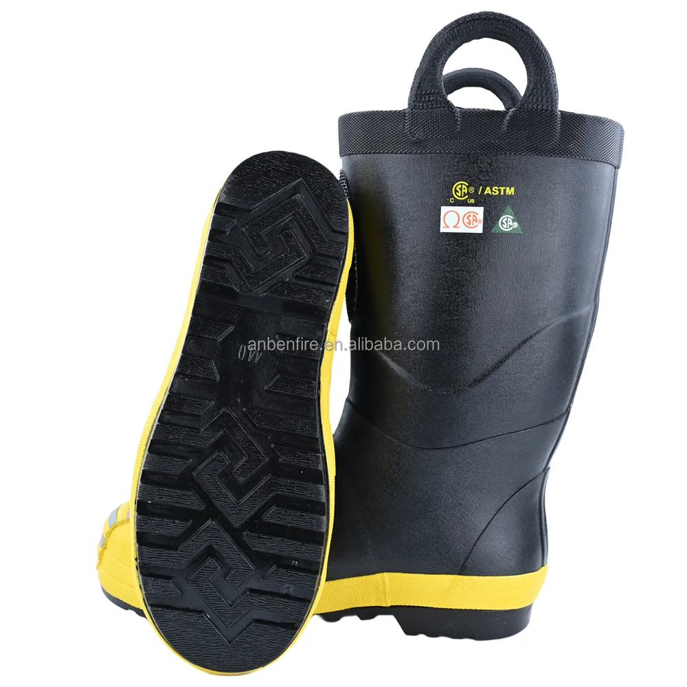 ANBEN FIRE Fireman PPE Fire Fighting Equipment EN15090 Certified with Fireman Boots Fire Safety Boots