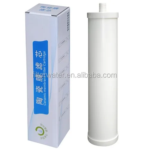 OEM 10 inch ceramic water filter candle, cartridge with activated carbon, ceramic water filter cartridge