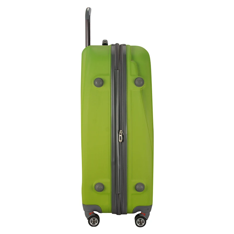 Lemon green super light 20 24 28 inch 3 pieces wholesale traveling luggage sets