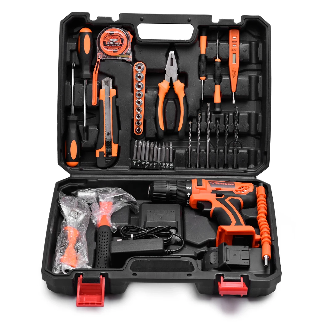 
SAFEYEAR 21V Durable Hardware Cordless Cutting Angle Grinde Power Toolsr Machine Electric Drill 