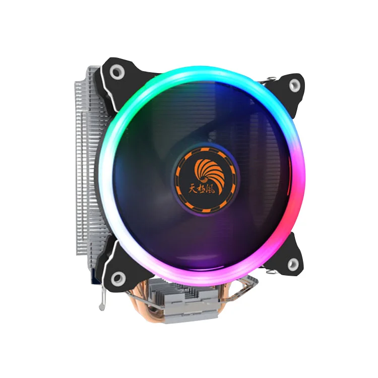 Ультра тихий Gpu медная труба теплоотвода с корпусом вентилятора LED