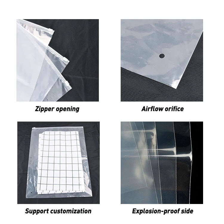 plastic frosted zipper bag ziplock bag clothing apparel packaging plastic bags for clothing packaging