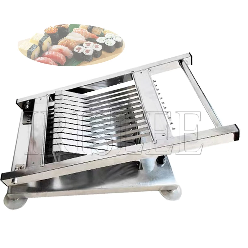 Commercial Manual Sushi Roller Forming Cutter Food Grade Fast Sushi Rice Roll Cutting Machine