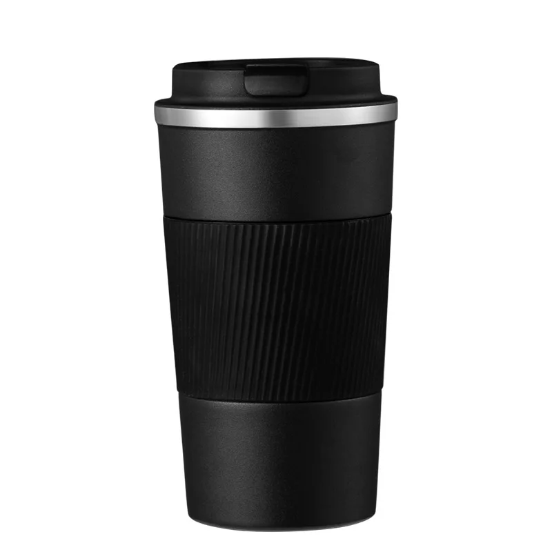 Blue Hot Saling Stainless Steel Vacuum Flask Wide Mouth Thermos Travel Mug Coffee Cup Reusable Water Bottle