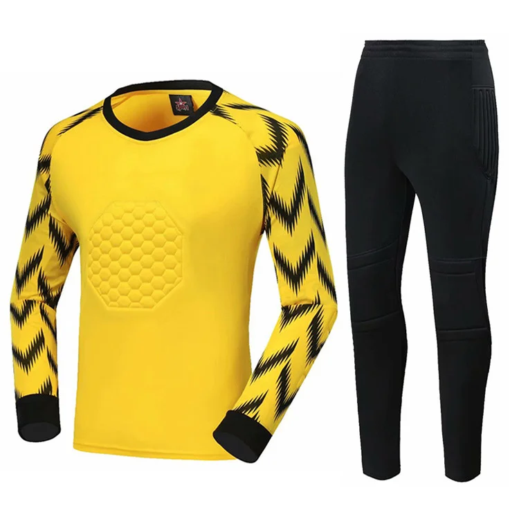 Custom Printing Goal keeper Soccer Training Set Design Long Sleeve Goalkeeper Goalkeeper Jersey