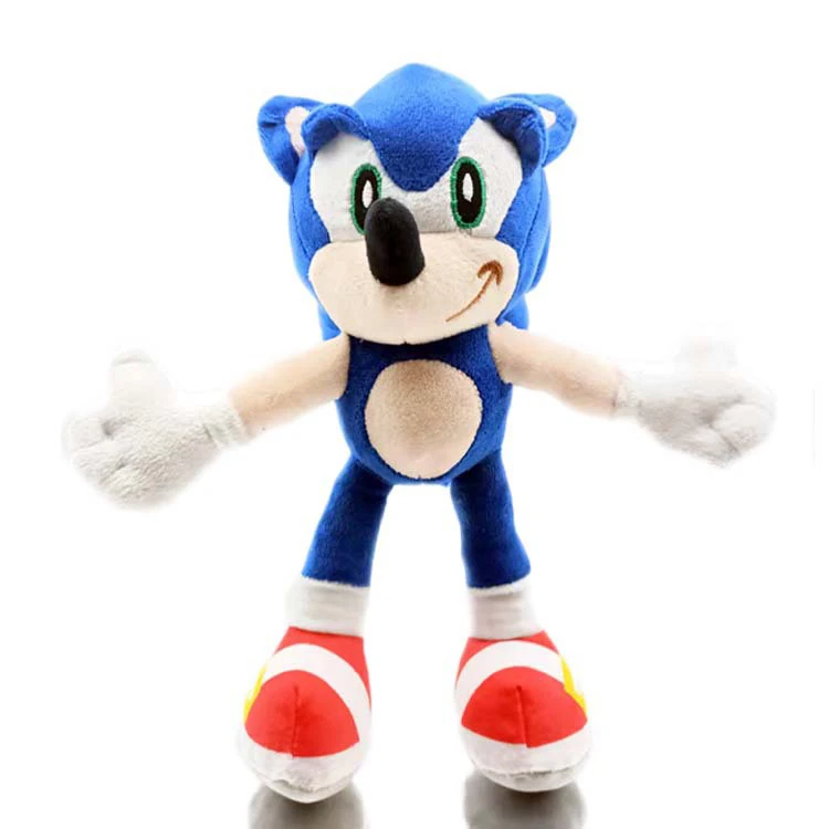 Stuffed Cartoon Character Tails Amy Rose Shadow Silver Knuckles Super sonic hedgehog 2 toys Doll