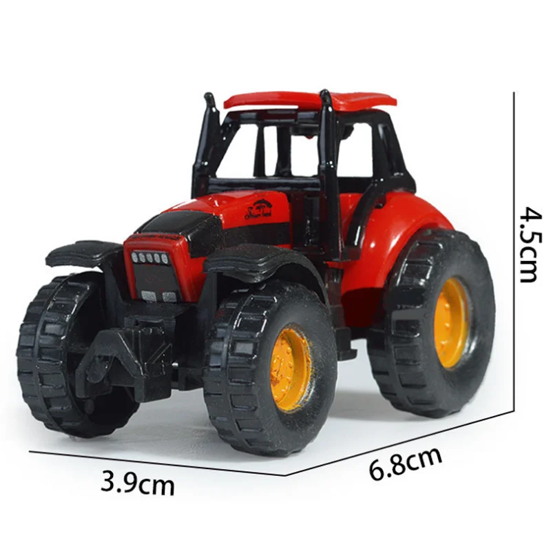 Custom 1: 32 Die casting Simulation Farmer Car Kids Friction Tractor Toys