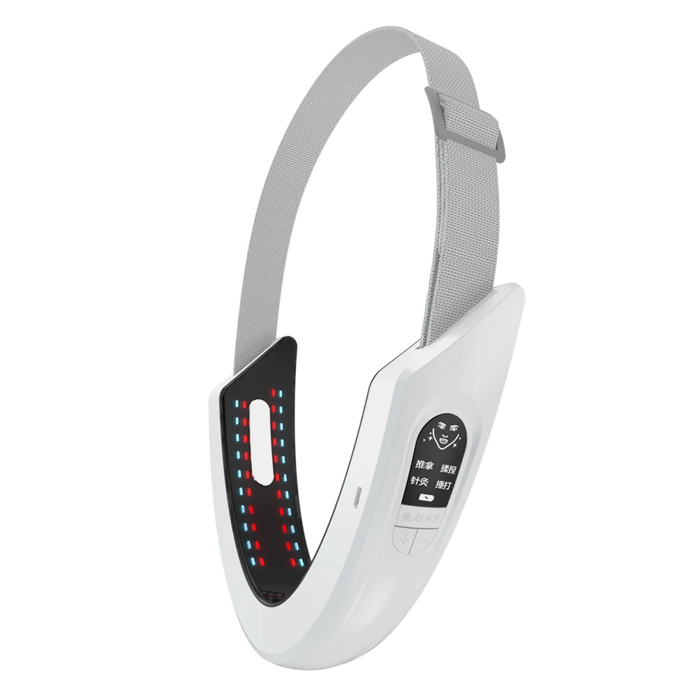 Electric portable wrinkle remover face-lift skin tightening massager machine mini microcurrent v shape face lift