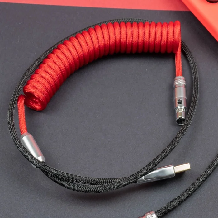 Оптовая продажа 1,5 м мини-штекер для USB-типа C механическая клавиатура микро-кабель