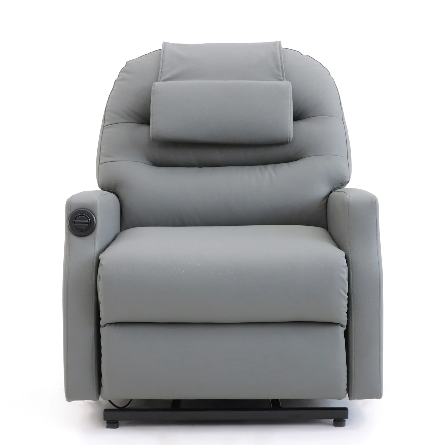 GEEKSOFA Leisure Chair Modern Cinema Leather Glider Manual Recliner Chair