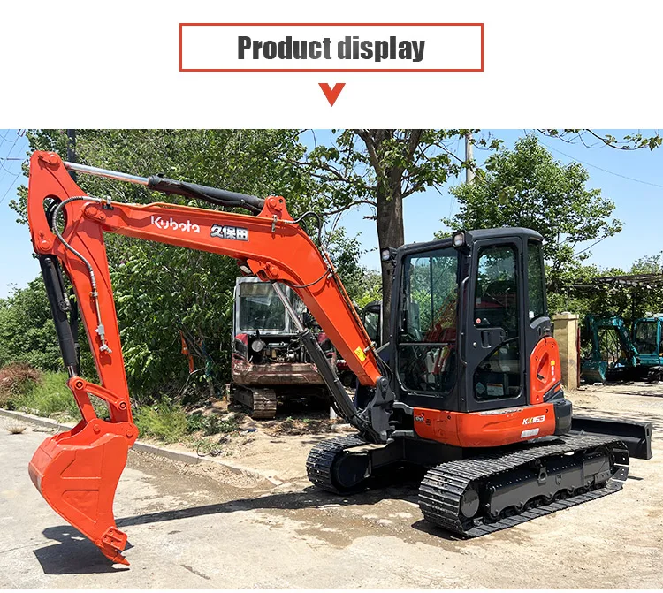 Б/у мини-экскаватор Kubota Kx161163 165 гидравлический экскаватор 6t б/у