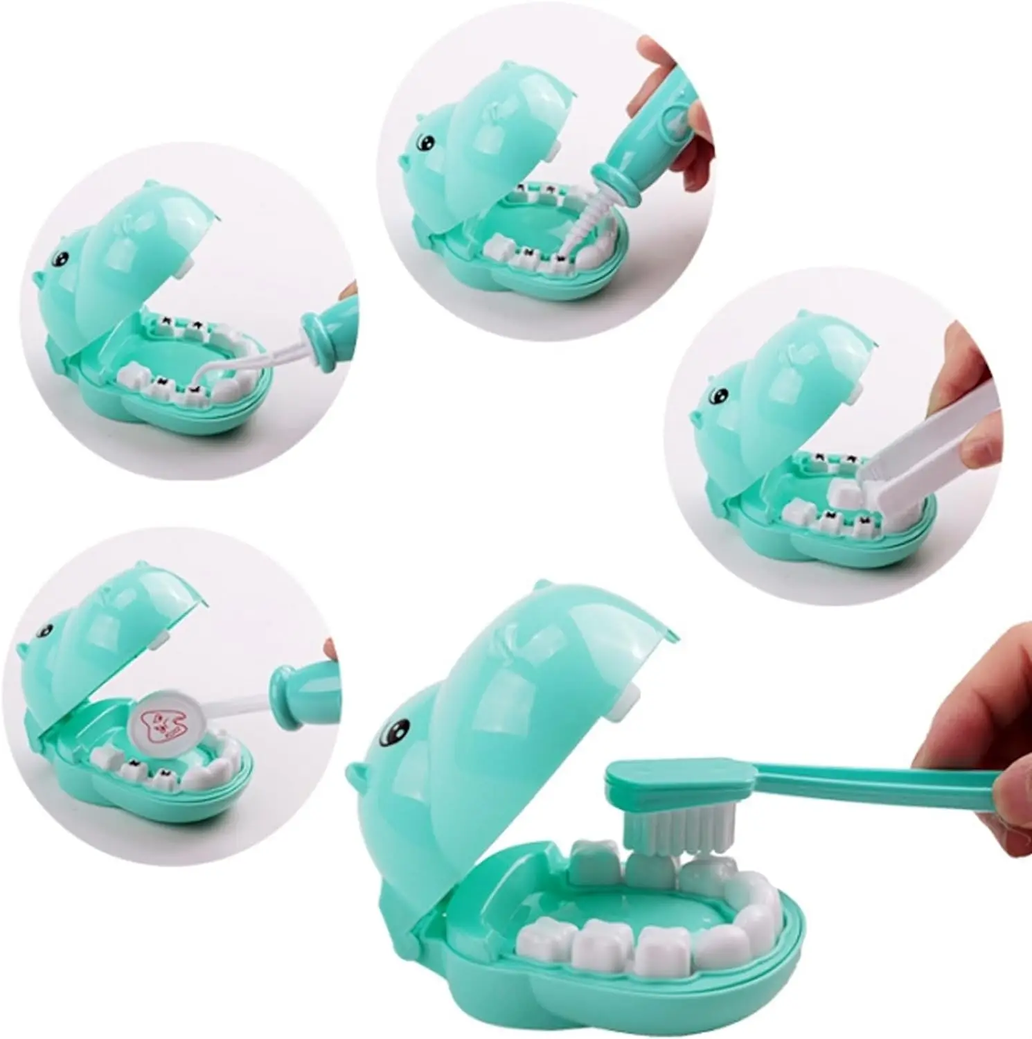 EPT 2024 New Kids Educational Preschool Role Pretend Play Medial Kit Set 38PCS Plastic Doctor Toys