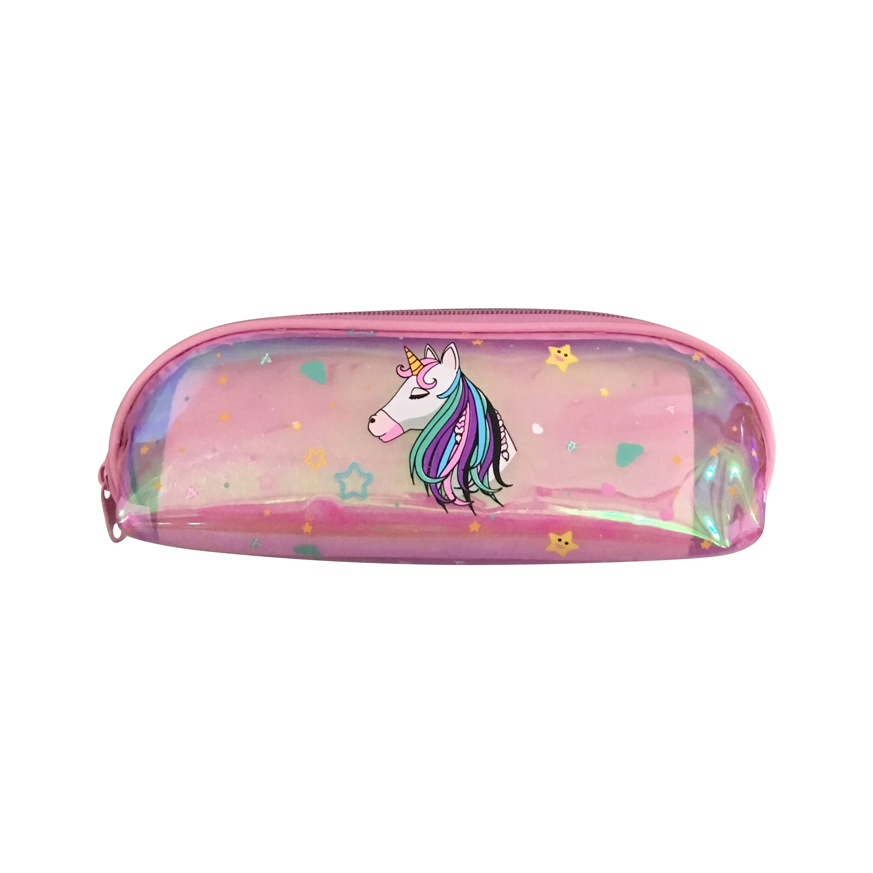 Cute Kids School Holographic unicorn Pencil case Bag