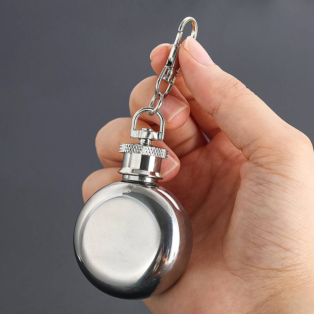Портативная фляжка из нержавеющей стали, серебряный кувшин для вина, контейнер для виски, брелок, винный набор, Винный аксессуар, фляжка