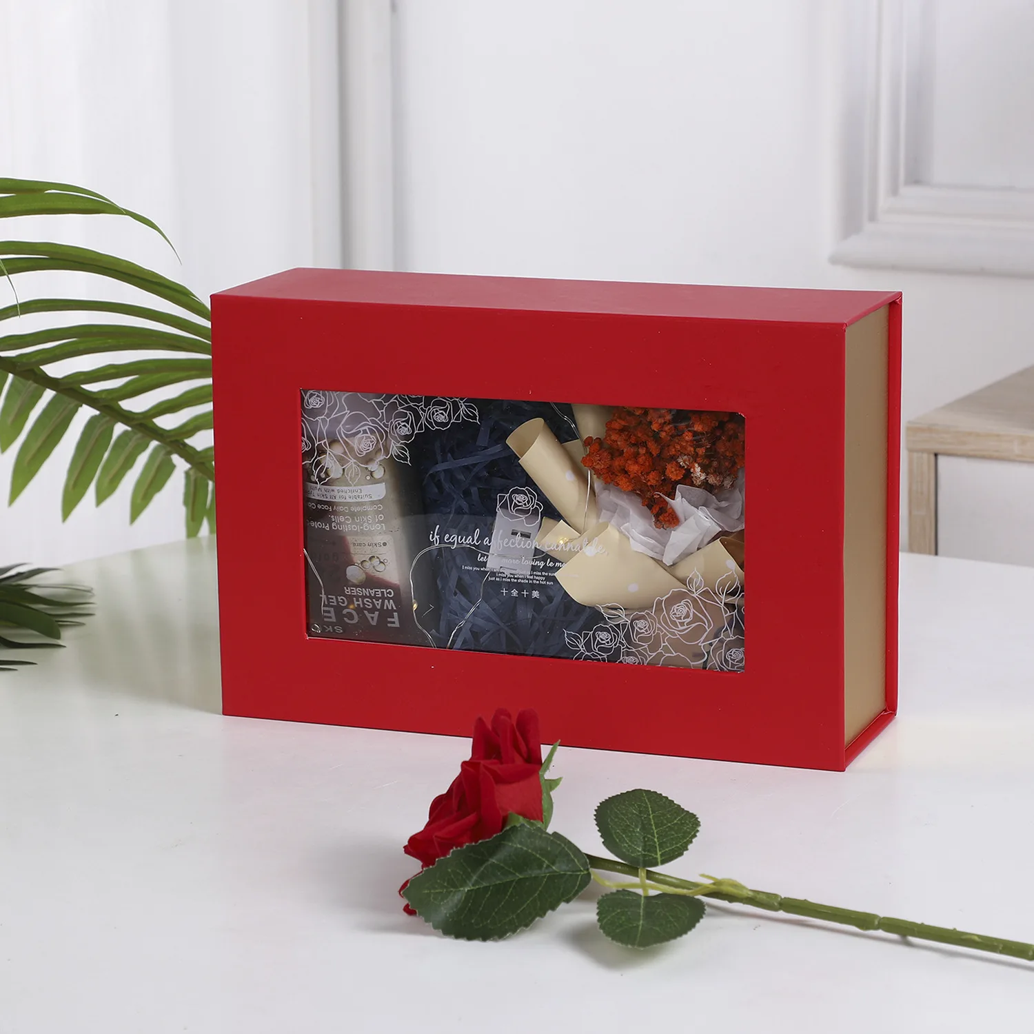 Customized printed logo unique luxury foldable Christmas wig muffin cake chocolate cookie packaging magnetic gift paper boxes