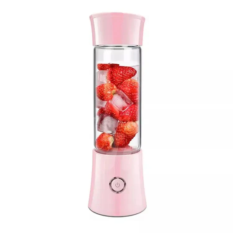 Customized Juice Smoothie blender portable 480ml mixeur glass high speed blender 150w masticating juicer 3 in1 mixer
